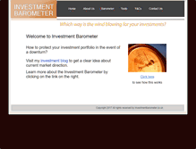 Tablet Screenshot of investmentbarometer.co.uk